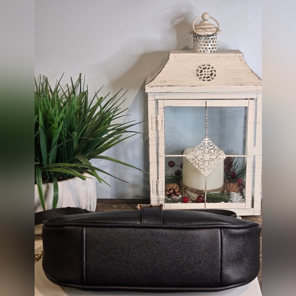 Bebe L.A Emmet Black & Gold Hobo Bag - Picture 6 of 13